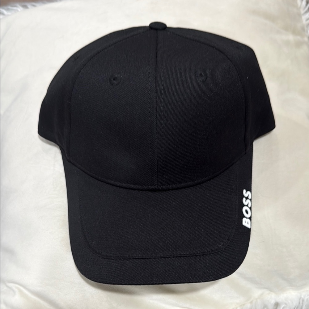 BOSS Designer Unisex Black Baseball Cap - Picture 2 of 4